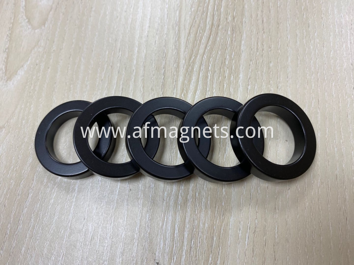 Neodymium Ring Magnets With Black Epoxy Coating